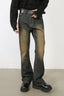 Men's Washed Bootcut Jeans