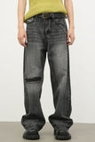 Men's Distressed Jeans with Pockets