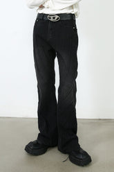 Men's Exposed Seam Jeans with Pockets