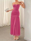 Ruched Maxi Cami Dress