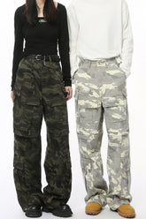 Men's Camouflage Straight Cargo Jeans