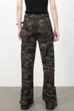 Men's Camouflage Jeans with Cargo Pockets