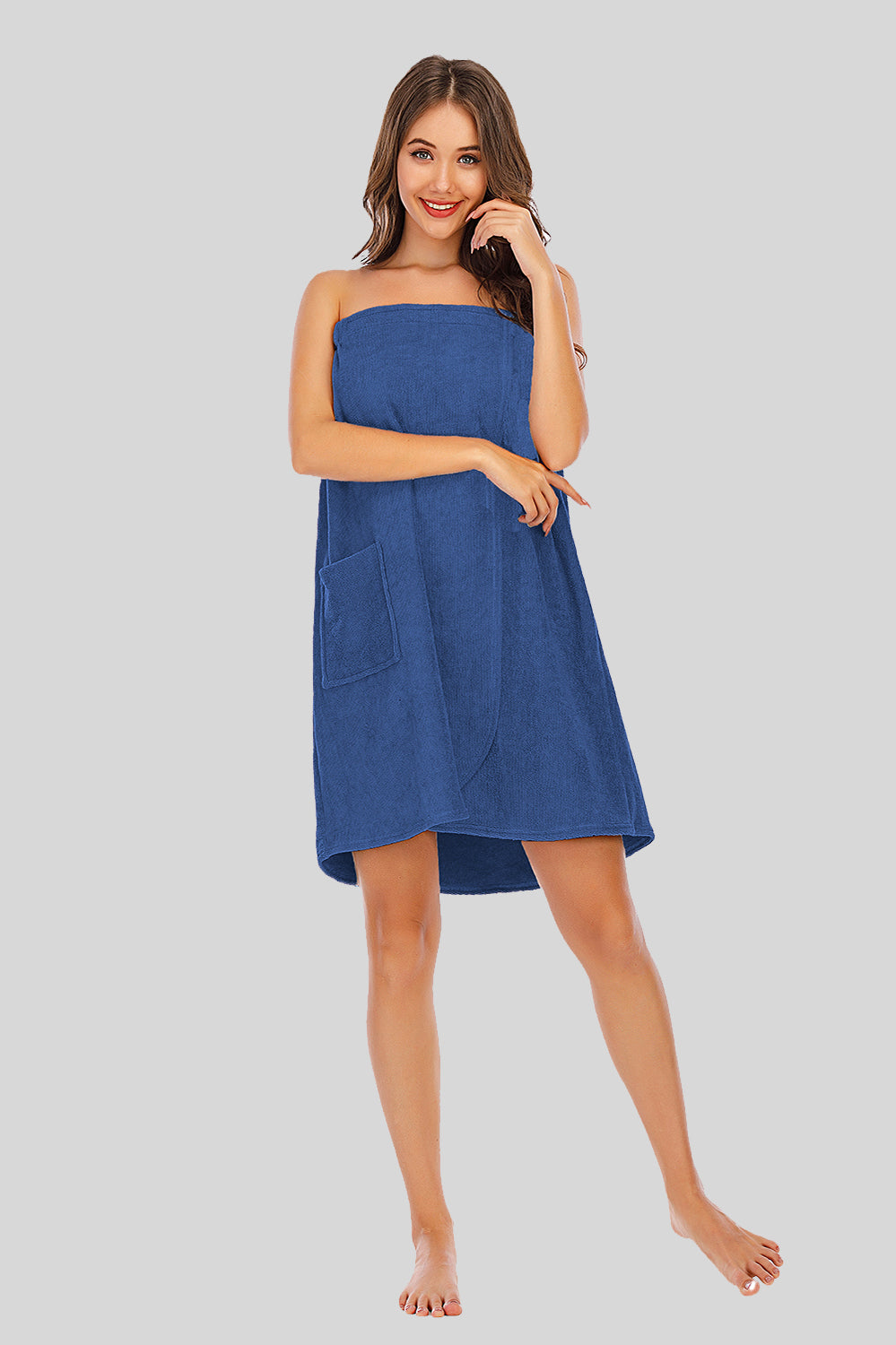 Strapless Robe with pocket - felvior