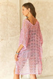 ADORA Crochet Cover Up Tunic Top