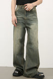 Men's Wide Leg Jeans with Pockets