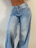 Wide Leg Jeans with Pockets