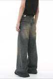 Men's Wide Leg Jeans with Pockets