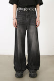 Men's Wide Leg Jeans with Pockets