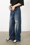 Men's Distressed Jeans with Pockets