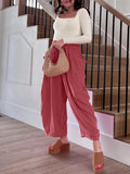 Full Size Wide Leg Pants with Pockets Plus Size