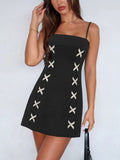 Contrast Mini Cami Dress