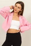 HYFVE Cropped Button-Down Blazer