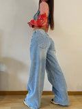Wide Leg Jeans with Pockets