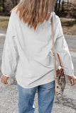 MAMA Bow Round Neck Long Sleeve Sweatshirt