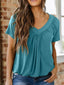 V-Neck Short Sleeve T-Shirt