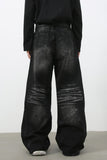 Men's Wide Leg Jeans with Pockets