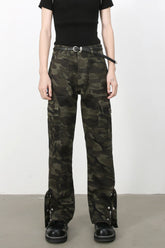 Men's Camouflage Jeans with Cargo Pockets