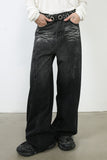Men's Wide Leg Jeans with Pockets