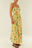 Printed Square Neck Maxi Cami Dress