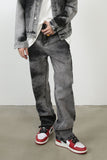Men's Tie Dye Baggy Jeans with Pockets