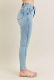 Judy Blue Full Size Mr Tummy Control Vintage Wash Skinny Jeans Plus Size
