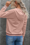 Lace Up Long Sleeve Hoodie