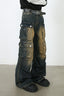 Men's Washed Wide Leg Jeans