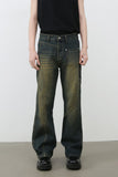 Men's Mid Rise Bootcut Jeans