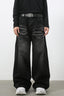 Men's Wide Leg Jeans with Pockets