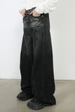 Men's Wide Leg Jeans with Pockets