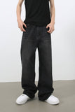 Men's Wide Leg Jeans with Pockets