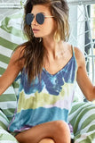 BiBi Tie Dye V-Neck Cami Tank Top