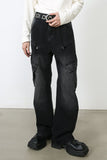 Men's Baggy Jeans with Cargo Pockets