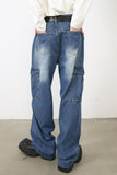 Men's Loose Fit Jeans with Pockets