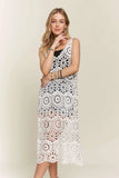 ADORA Crochet Cover-Up Tunic Top