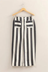 HYFVE Striped Pocket Detail Maxi Skirt