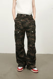 Men's Camouflage Jeans with Cargo Pockets