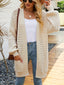 Open Front Sweater Cardigan with Pockets