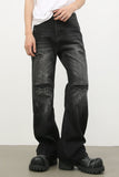 Men's Distressed Jeans with Pockets