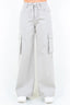 American Bazi Full Size Drawstring Wide Leg Cargo Pants Plus Size