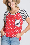 Plus Size Flag T-Shirt - Festive Style & Comfort by Heimish