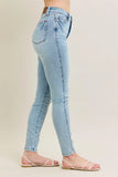 Judy Blue Full Size Mr Tummy Control Vintage Wash Skinny Jeans Plus Size