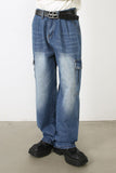Men's Loose Fit Jeans with Pockets