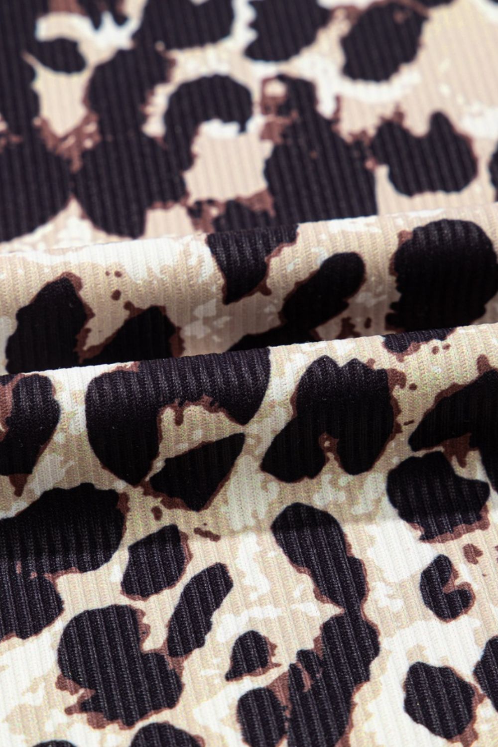 Leopard Sleeveless Bodysuit - felvior