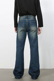 Men's Bootcut Jeans with Pockets