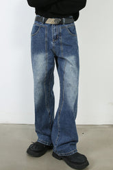 Men's Wide Straight Leg Jeans