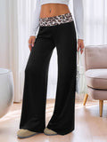 High Waist Leopard Pants