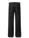 Men's Straight Leg Jeans with Pockets