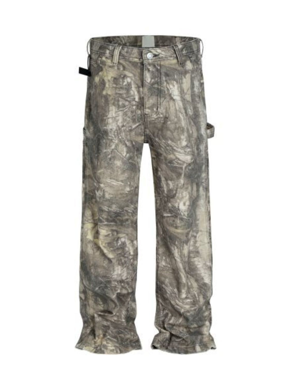Men's Twig Camouflage Distressed Jeans