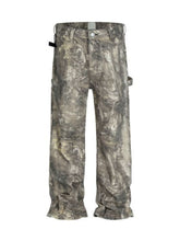 Men's Twig Camouflage Distressed Jeans